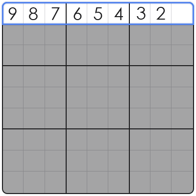 number combinations for killer sudoku